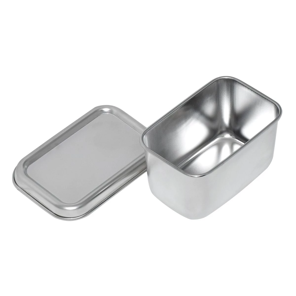 JAPANESE BOX WITHOUT LID STAINLESS STEEL  