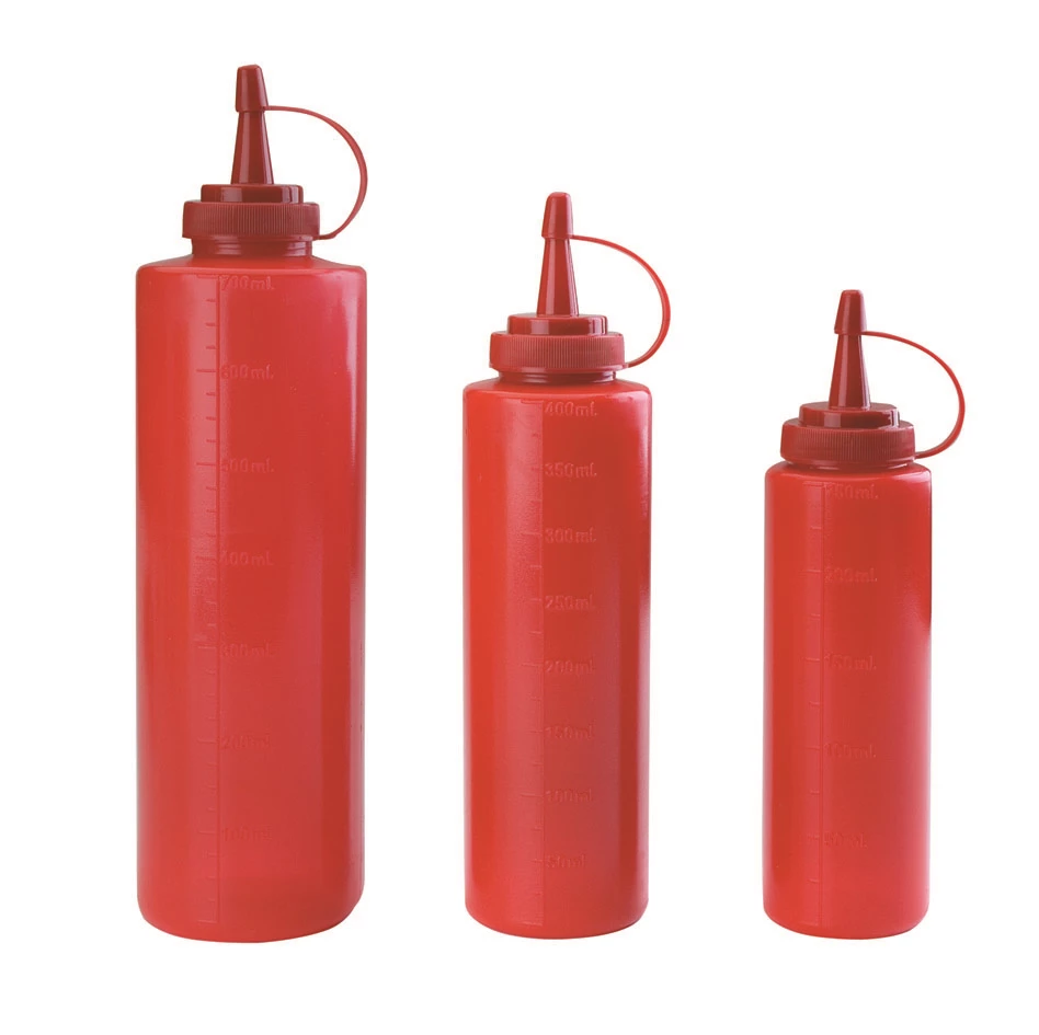  SAUCE BOTTLE 0,4L RED